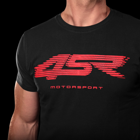 4SR T-Shirt Shaky Black Red Logo